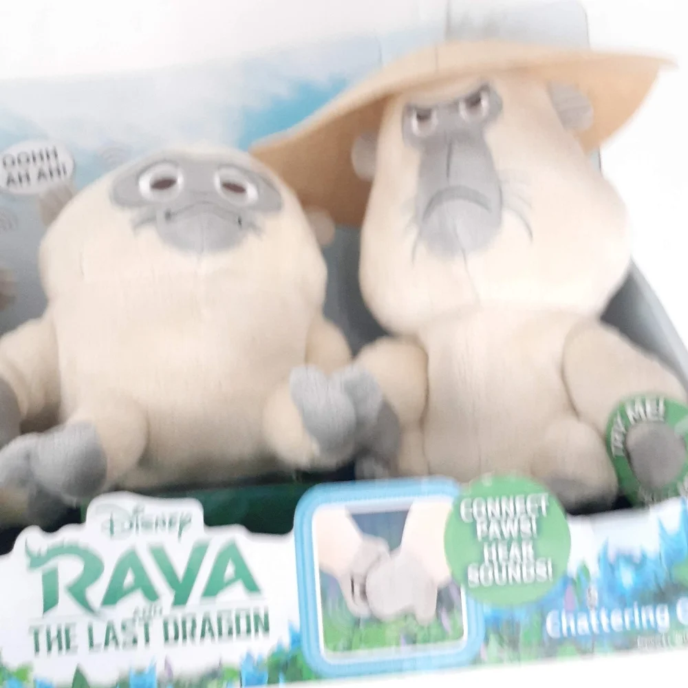 Disney Raya & The Last Dragon Chattering Ongis Plush 3 Piece Set Multi-Colored